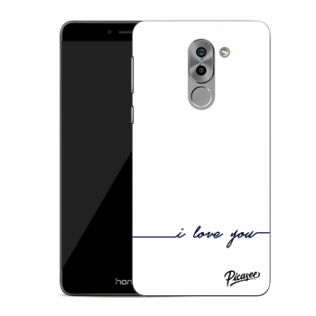 Picasee átlátszó szilikon tok az alábbi mobiltelefonokra Honor 6X - I love you
