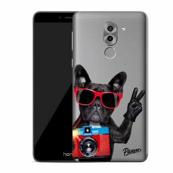 Picasee műanyag átlátszó tok az alábbi mobiltelefonokra Honor 6X - French Bulldog