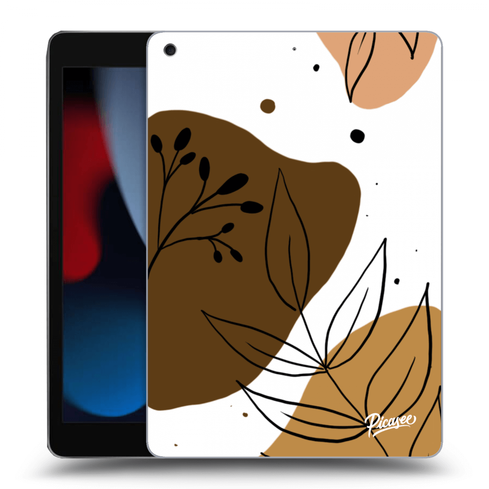 Picasee fekete szilikon tok az alábbi táblagépre Apple iPad 10.2" 2021 (9. gen) - Boho style