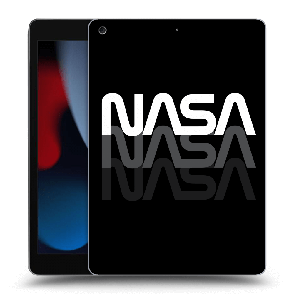 Picasee fekete szilikon tok az alábbi táblagépre Apple iPad 10.2" 2021 (9. gen) - NASA Triple