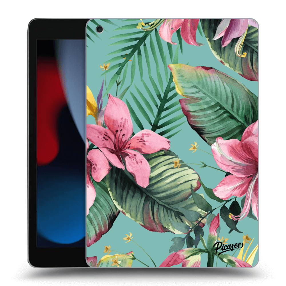 Picasee fekete szilikon tok az alábbi táblagépre Apple iPad 10.2" 2021 (9. gen) - Hawaii
