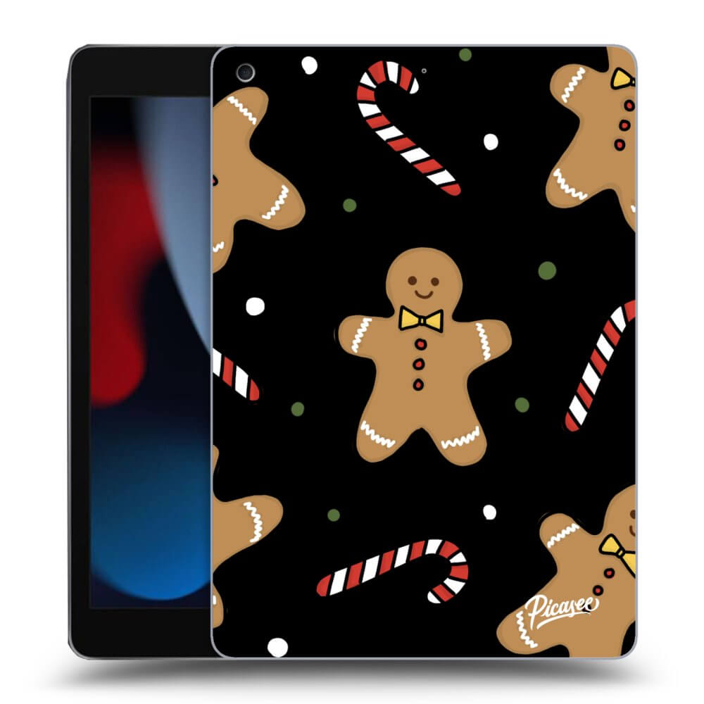 Picasee fekete szilikon tok az alábbi táblagépre Apple iPad 10.2" 2021 (9. gen) - Gingerbread