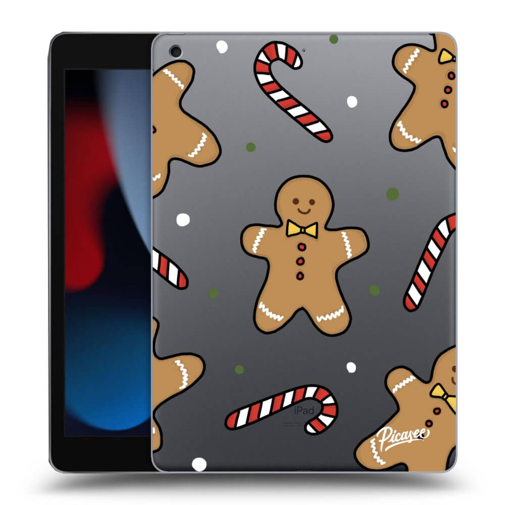 Picasee átlátszó szilikon tok az alábbi táblagépre Apple iPad 10.2" 2021 (9. gen) - Gingerbread