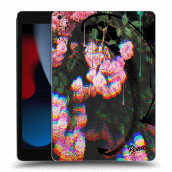 Picasee átlátszó szilikon tok az alábbi táblagépre Apple iPad 10.2" 2021 (9. gen) - Rosebush black