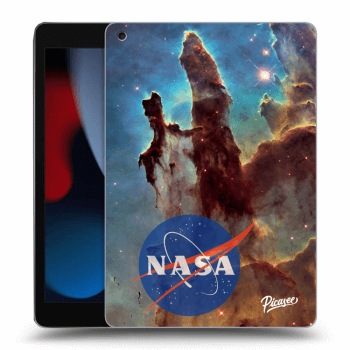Picasee fekete szilikon tok az alábbi táblagépre Apple iPad 10.2" 2021 (9. gen) - Eagle Nebula