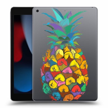 Picasee átlátszó szilikon tok az alábbi táblagépre Apple iPad 10.2" 2021 (9. gen) - Pineapple