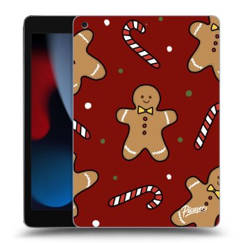Picasee átlátszó szilikon tok az alábbi táblagépre Apple iPad 10.2" 2021 (9. gen) - Gingerbread 2