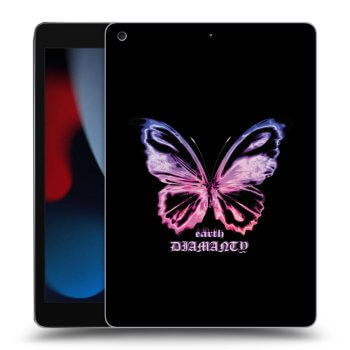 Picasee fekete szilikon tok az alábbi táblagépre Apple iPad 10.2" 2021 (9. gen) - Diamanty Purple