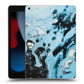 Picasee fekete szilikon tok az alábbi táblagépre Apple iPad 10.2" 2021 (9. gen) - Organic blue