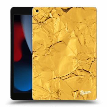 Picasee átlátszó szilikon tok az alábbi táblagépre Apple iPad 10.2" 2021 (9. gen) - Gold