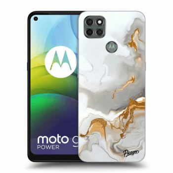 Picasee fekete szilikon tok az alábbi mobiltelefonokra Motorola Moto G9 Power - Her