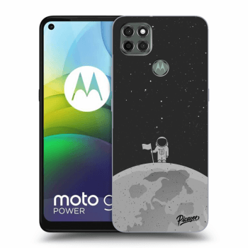 Picasee fekete szilikon tok az alábbi mobiltelefonokra Motorola Moto G9 Power - Astronaut