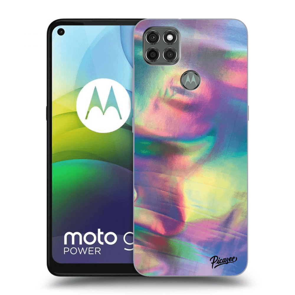 Picasee fekete szilikon tok az alábbi mobiltelefonokra Motorola Moto G9 Power - Holo