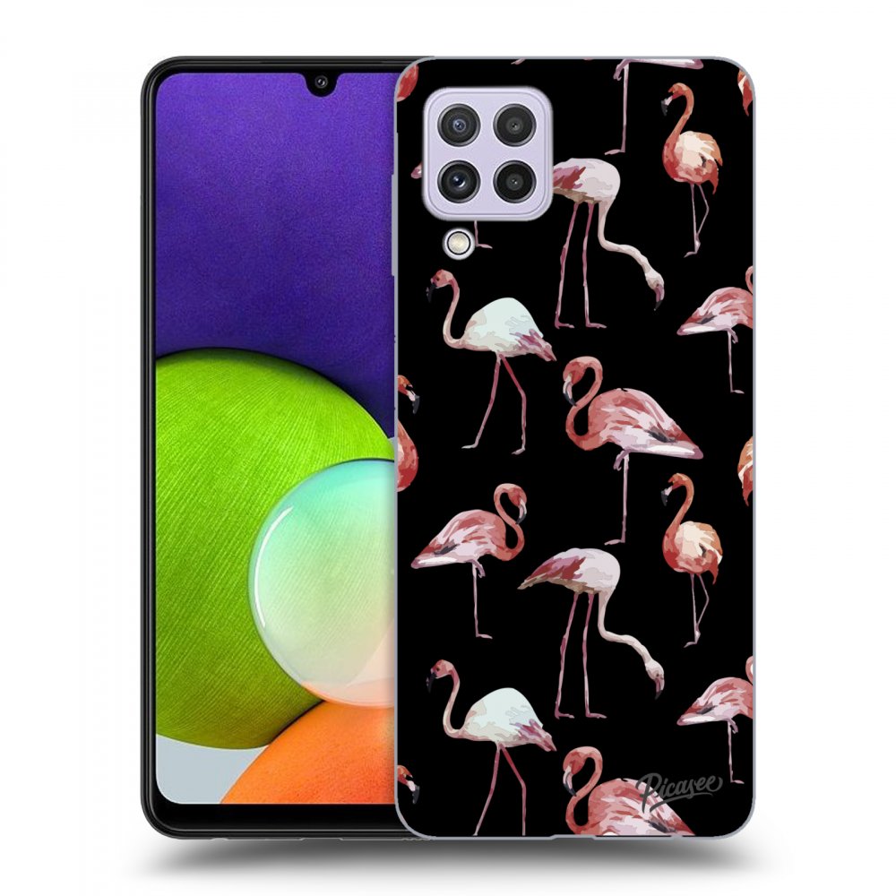 Picasee ULTIMATE CASE Samsung Galaxy A22 A225F 4G - készülékre - Flamingos