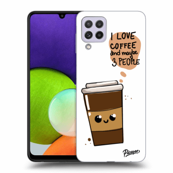 Szilikon tok erre a típusra Samsung Galaxy A22 A225F 4G - Cute coffee