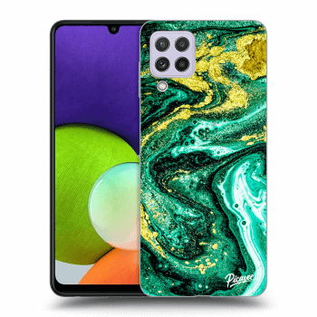 Szilikon tok erre a típusra Samsung Galaxy A22 A225F - Green Gold
