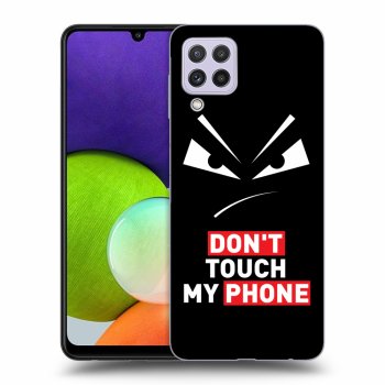 Szilikon tok erre a típusra Samsung Galaxy A22 A225F - Evil Eye - Transparent