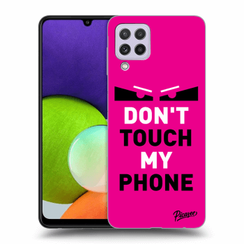 Szilikon tok erre a típusra Samsung Galaxy A22 A225F - Shadow Eye - Pink