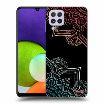 Szilikon tok erre a típusra Samsung Galaxy A22 A225F 4G - Flowers pattern