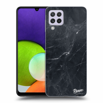 Szilikon tok erre a típusra Samsung Galaxy A22 A225F - Black marble