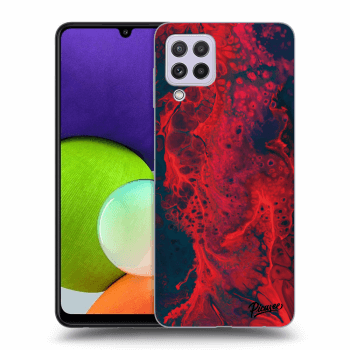 Szilikon tok erre a típusra Samsung Galaxy A22 A225F - Organic red