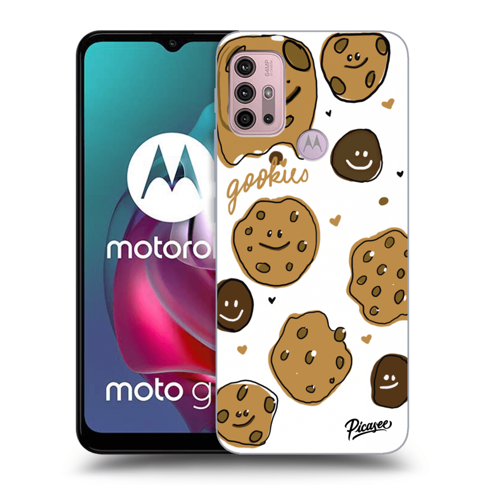 Picasee fekete szilikon tok az alábbi mobiltelefonokra Motorola Moto G30 - Gookies