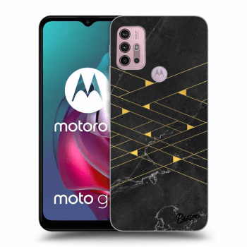 Picasee fekete szilikon tok az alábbi mobiltelefonokra Motorola Moto G30 - Gold Minimal