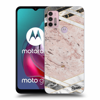 Tok az alábbi mobiltelefonokra Motorola Moto G30 - Pink geometry