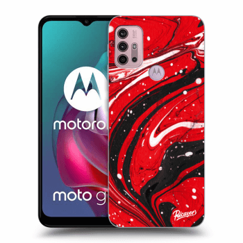 Szilikon tok erre a típusra Motorola Moto G30 - Red black