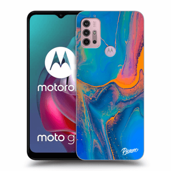 Szilikon tok erre a típusra Motorola Moto G30 - Rainbow