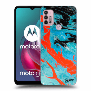 Picasee ULTIMATE CASE Motorola Moto G30 - készülékre - Blue Magma