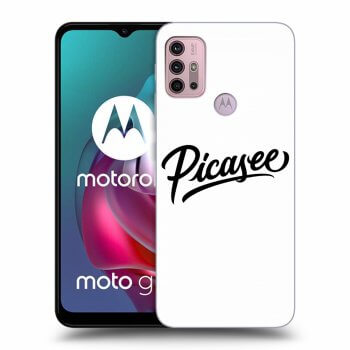 Szilikon tok erre a típusra Motorola Moto G30 - Picasee - black