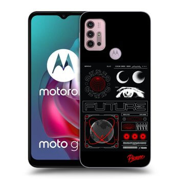 Picasee fekete szilikon tok az alábbi mobiltelefonokra Motorola Moto G30 - WAVES