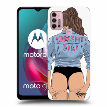 Szilikon tok erre a típusra Motorola Moto G30 - Crossfit girl - nickynellow