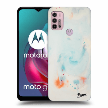 Picasee fekete szilikon tok az alábbi mobiltelefonokra Motorola Moto G30 - Splash