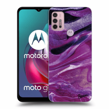 Szilikon tok erre a típusra Motorola Moto G30 - Purple glitter