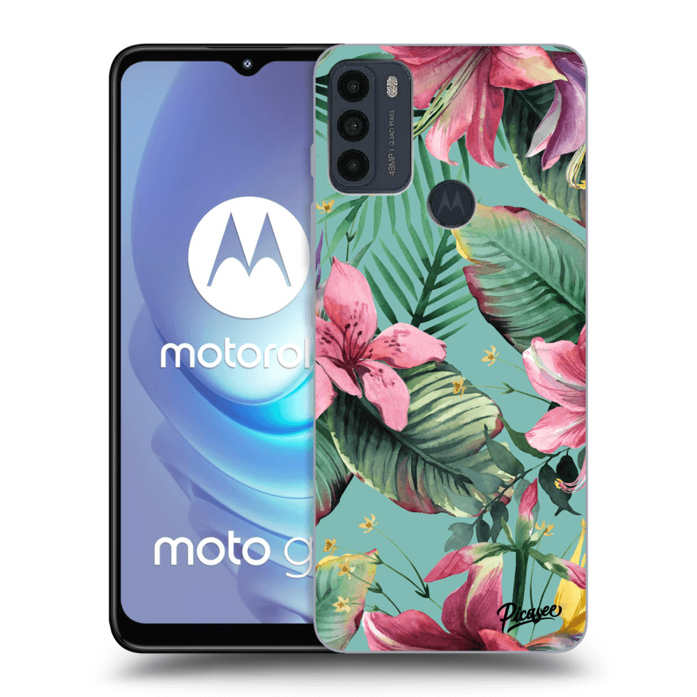 Picasee fekete szilikon tok az alábbi mobiltelefonokra Motorola Moto G50 - Hawaii