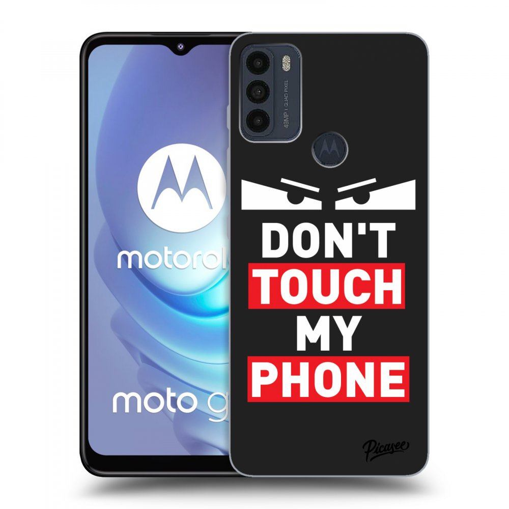 Picasee fekete szilikon tok az alábbi mobiltelefonokra Motorola Moto G50 - Shadow Eye - Transparent