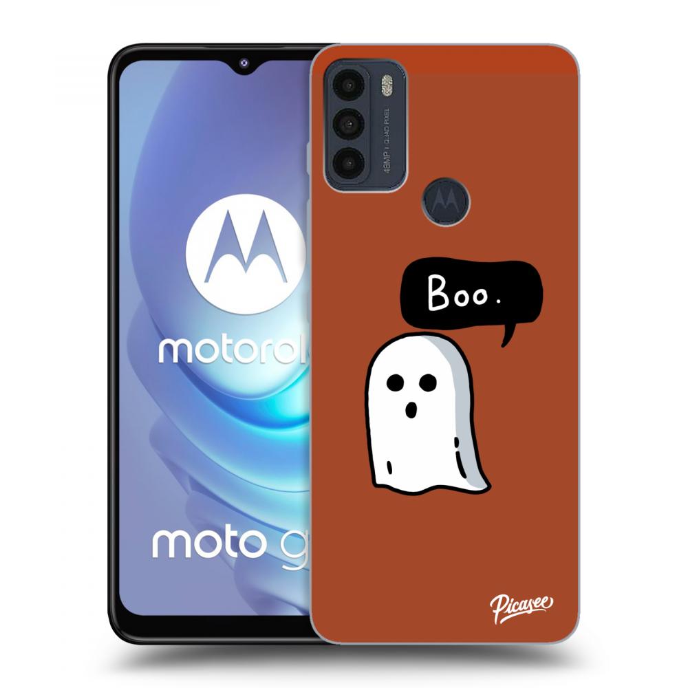 Picasee fekete szilikon tok az alábbi mobiltelefonokra Motorola Moto G50 - Boo