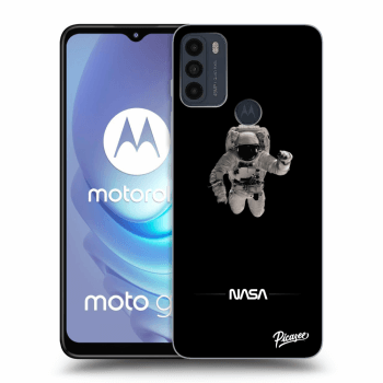 Picasee fekete szilikon tok az alábbi mobiltelefonokra Motorola Moto G50 - Astronaut Minimal