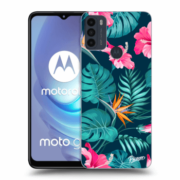 Tok az alábbi mobiltelefonokra Motorola Moto G50 - Pink Monstera