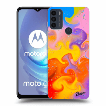 Picasee fekete szilikon tok az alábbi mobiltelefonokra Motorola Moto G50 - Bubbles