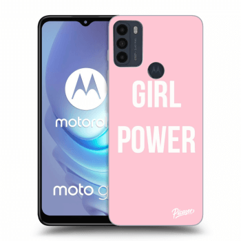 Picasee fekete szilikon tok az alábbi mobiltelefonokra Motorola Moto G50 - Girl power