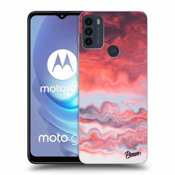 Picasee fekete szilikon tok az alábbi mobiltelefonokra Motorola Moto G50 - Sunset