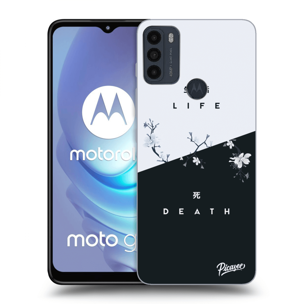 Picasee fekete szilikon tok az alábbi mobiltelefonokra Motorola Moto G50 - Life - Death
