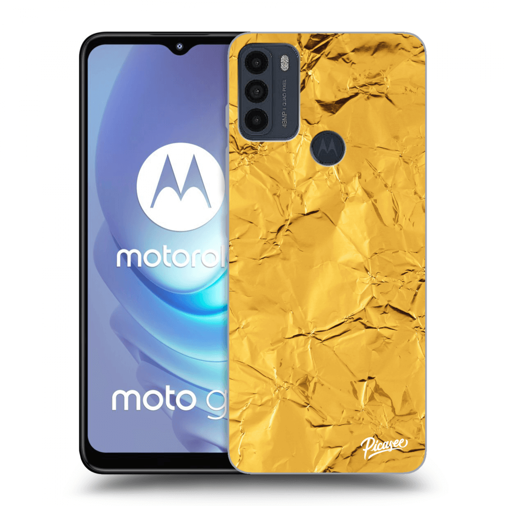 Picasee fekete szilikon tok az alábbi mobiltelefonokra Motorola Moto G50 - Gold