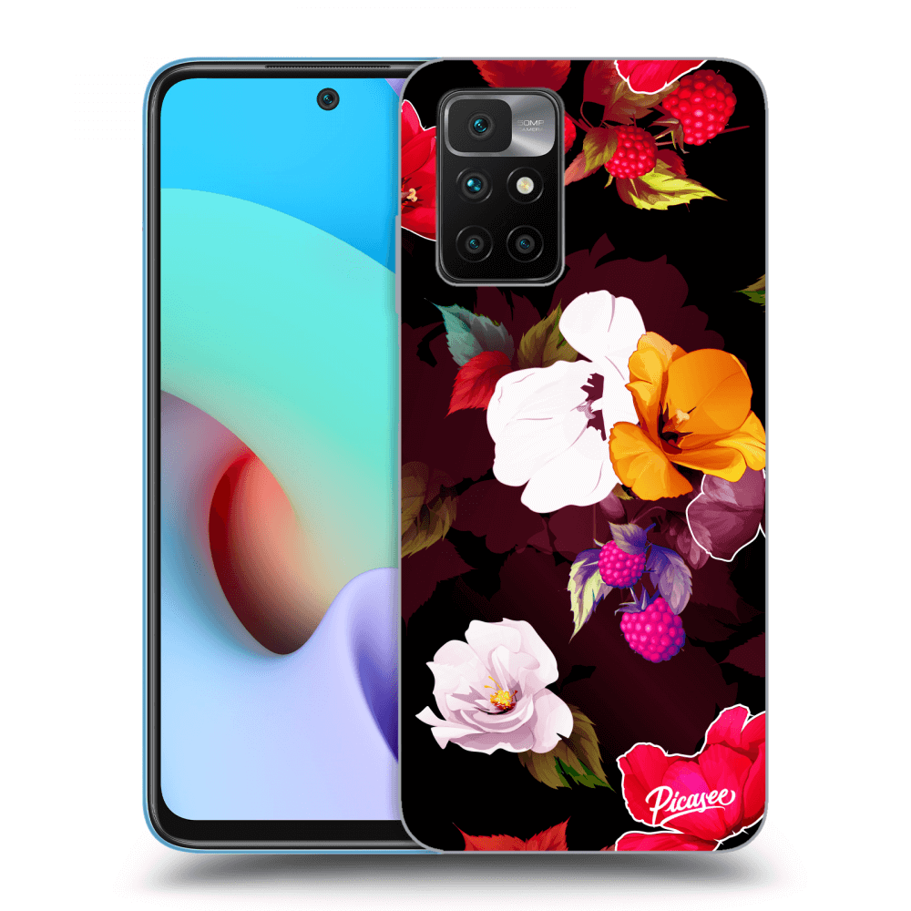 Picasee ULTIMATE CASE Xiaomi Redmi 10 - készülékre - Flowers and Berries