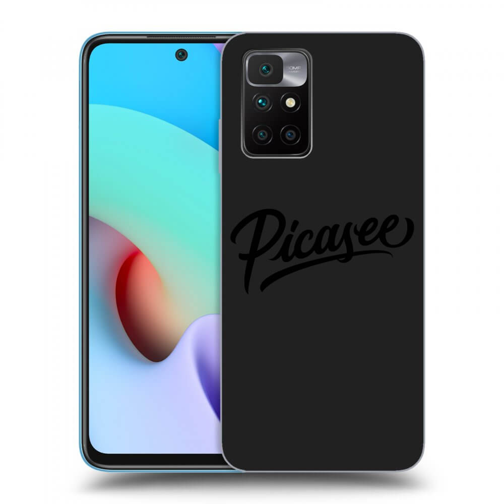 Picasee fekete szilikon tok az alábbi mobiltelefonokra Xiaomi Redmi 10 - Picasee - black