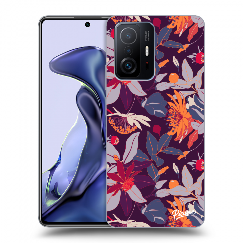 Picasee ULTIMATE CASE Xiaomi 11T - készülékre - Purple Leaf