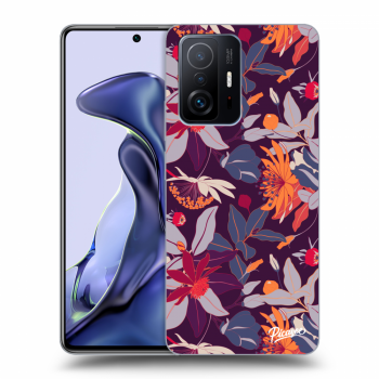 Szilikon tok erre a típusra Xiaomi 11T - Purple Leaf